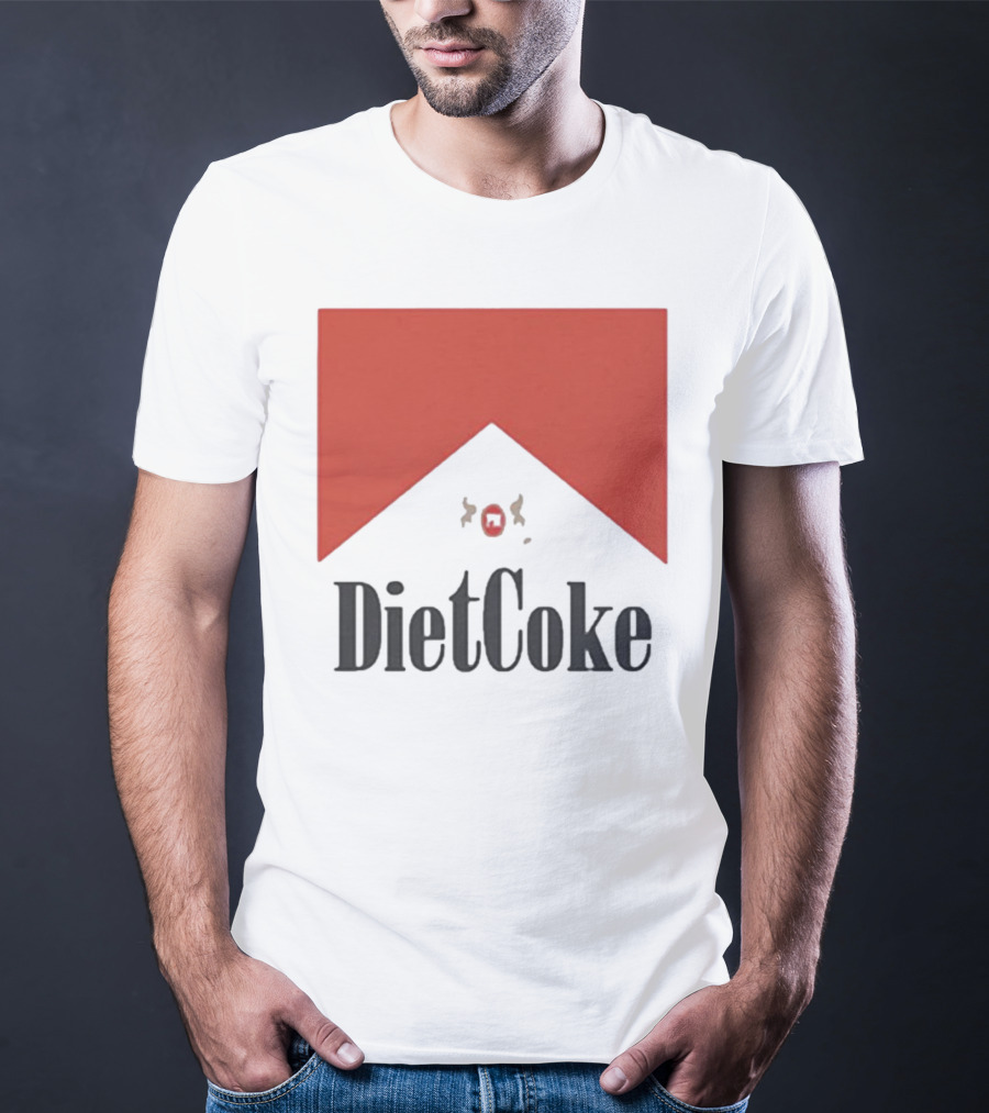Diet Coke Marlboro Parody Cigarettes T-Shirt
