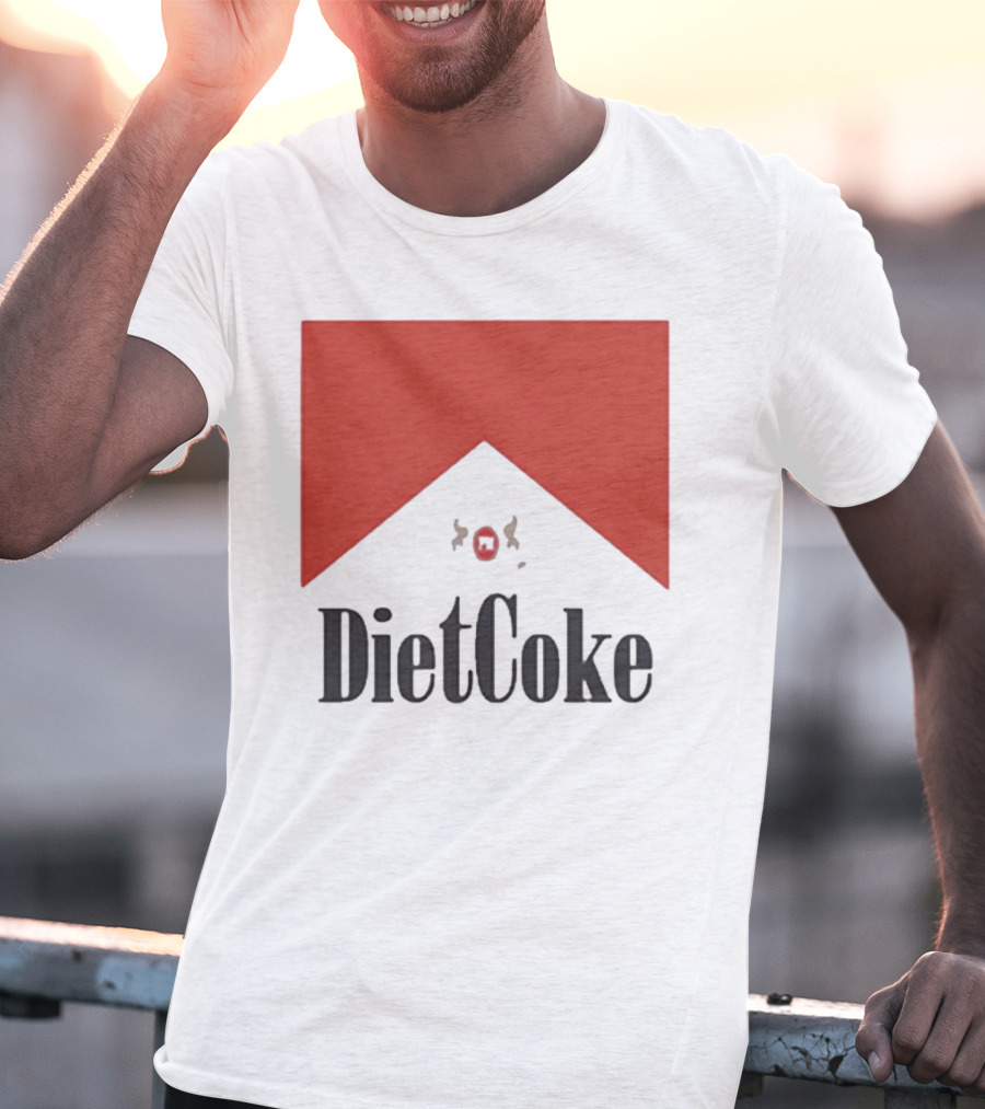 Diet Coke Marlboro Parody Cigarettes T-Shirt