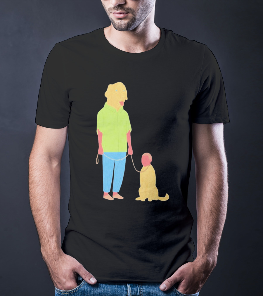 Dogswap Staselė Jakunskaitė Human Dog Head Swap T-Shirt