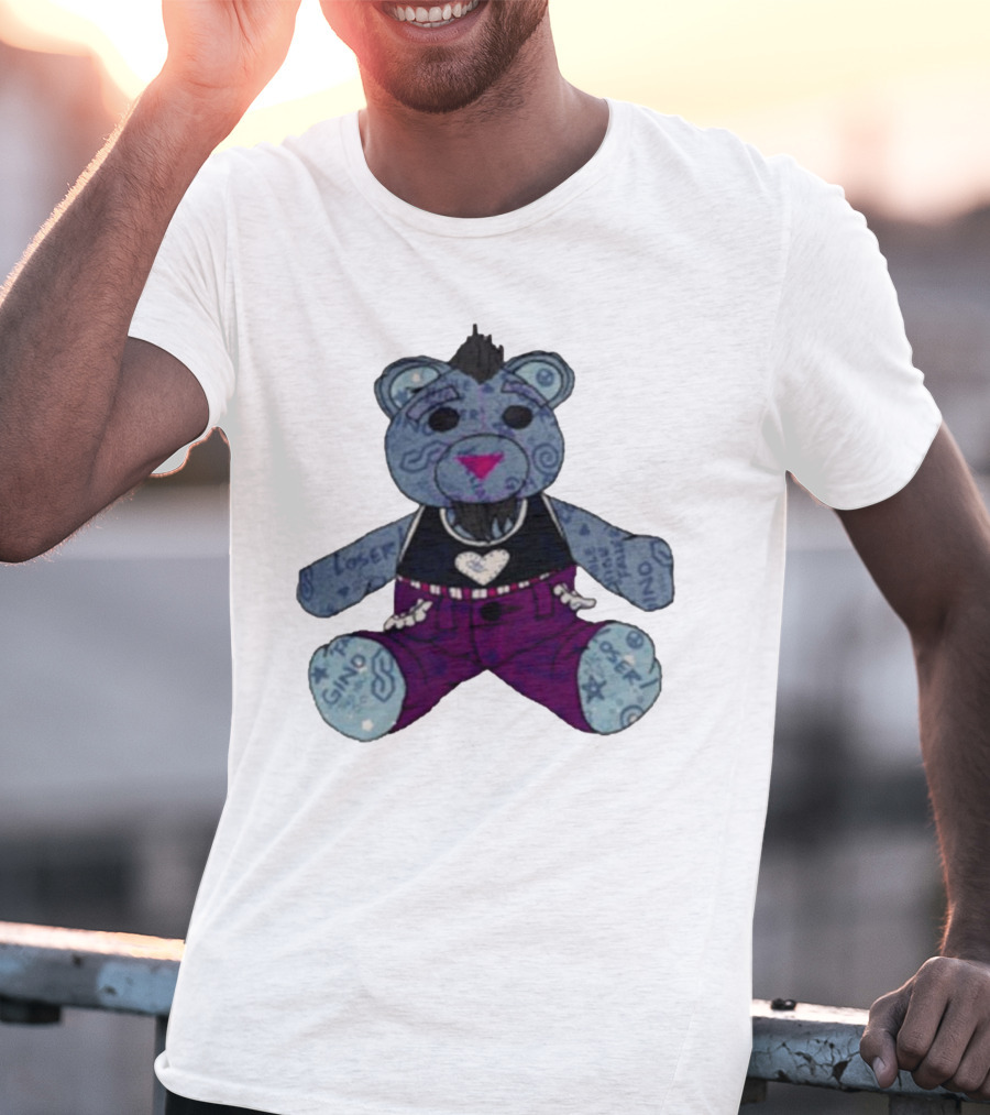 Doodle Bear Killian Krowe Bear Loser One Gino T-Shirt