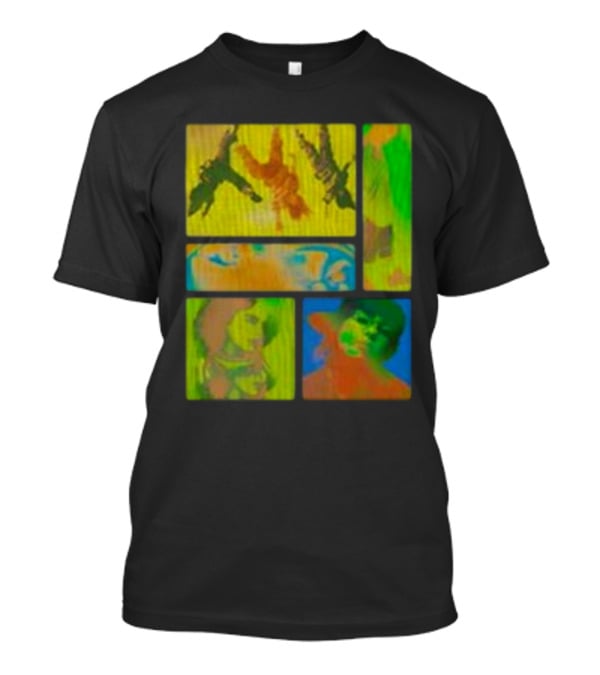 Billie Eilish Birds Of A Feather Collage Thermal Multicolor Portraits T-Shirt