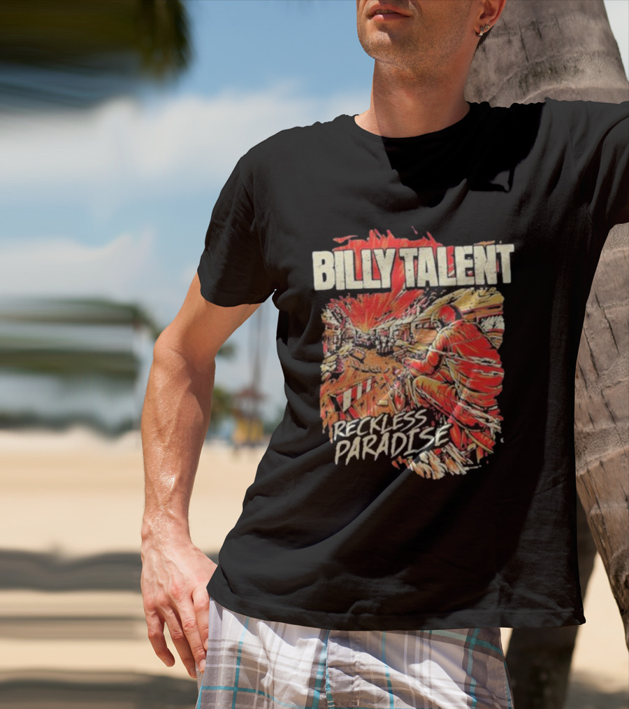 Billy Talent Reckless Paradise Explosive Motorcycle T-Shirt