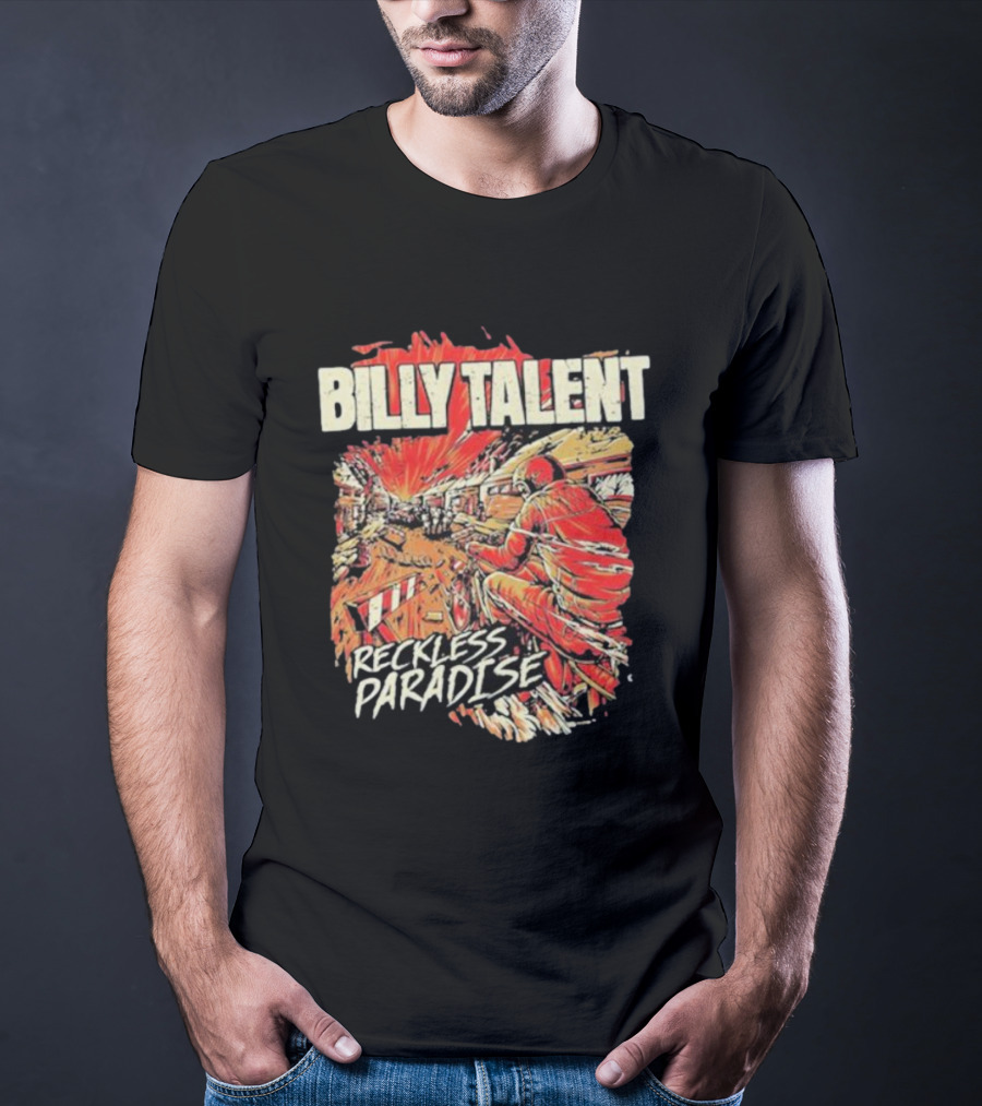 Billy Talent Reckless Paradise Explosive Motorcycle T-Shirt