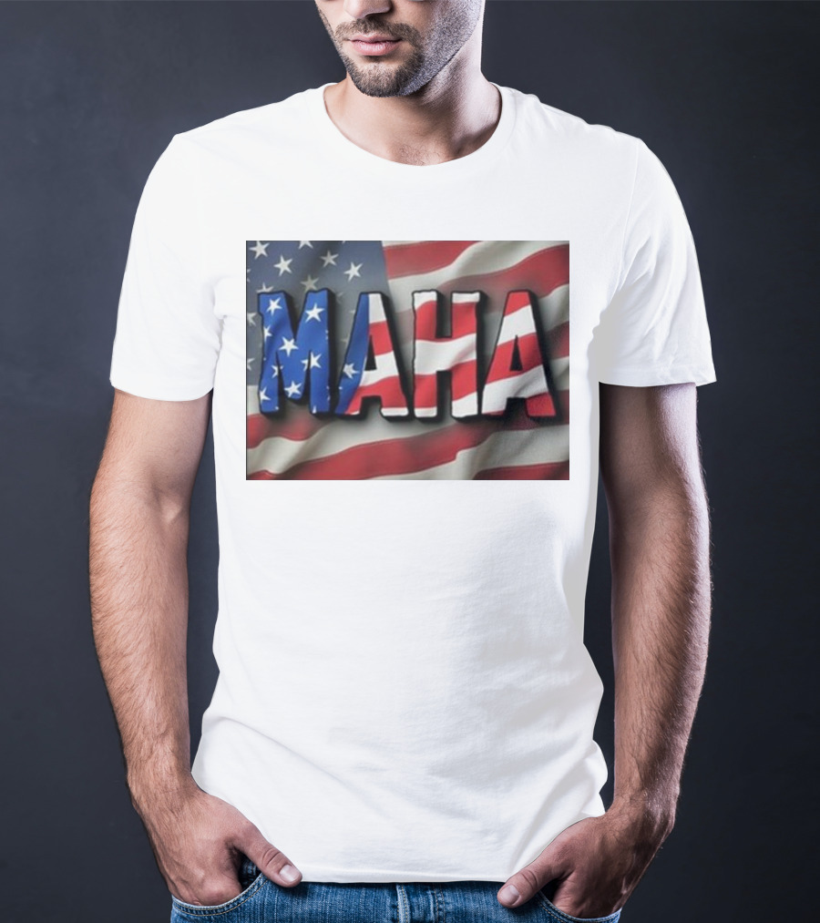 Bryce Lipscomb Maha Make America Healthy Again USA Flag T-Shirt