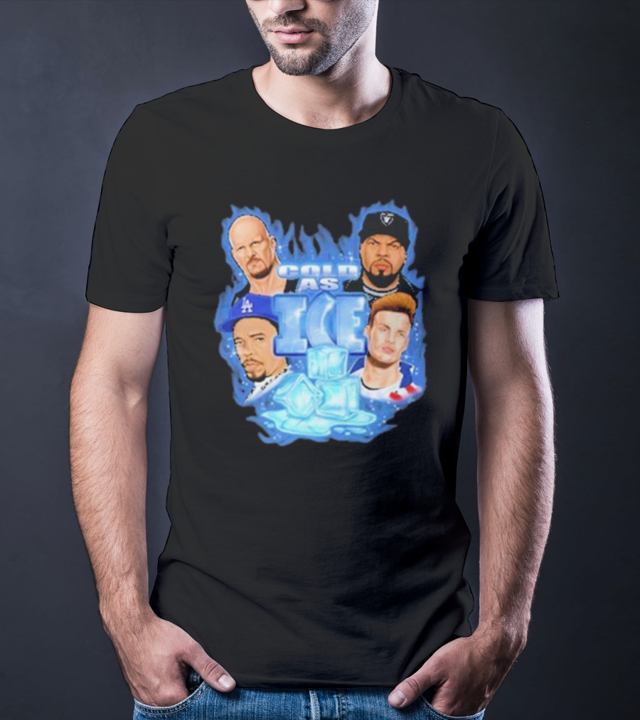Cold As Ice Famous People Rap And Wrestling Legends T-Shirt