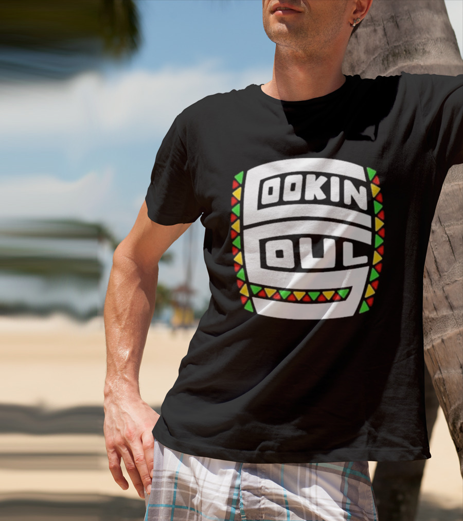 Cookin Soul Logo African Pattern Colors T-Shirt