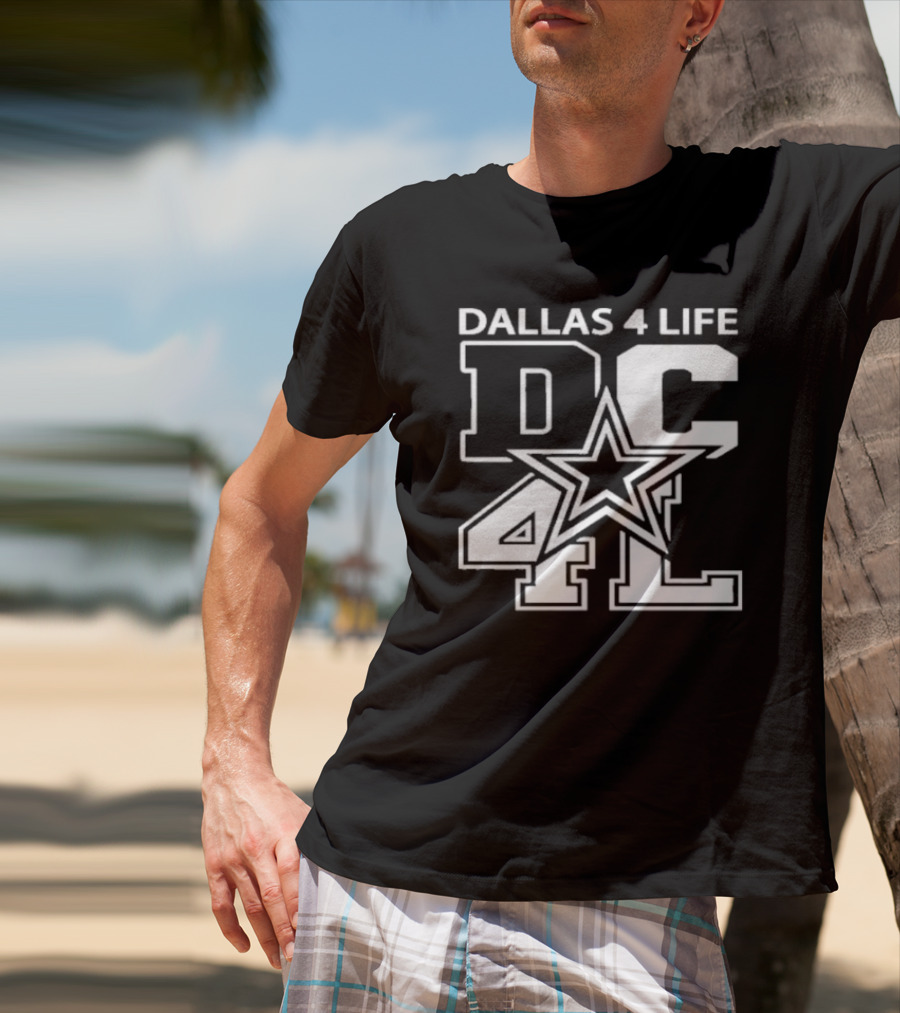 Dallas 4 Life DC 4L Star T-Shirt