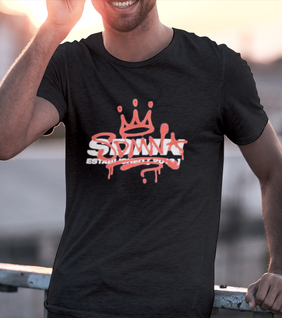 SDMN Crown Spray Established 2013 T-Shirt