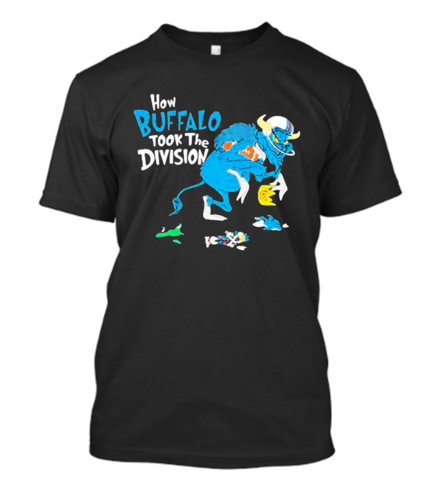 How Buffalo Took The Division Charging Blue Mascot T-Shirt