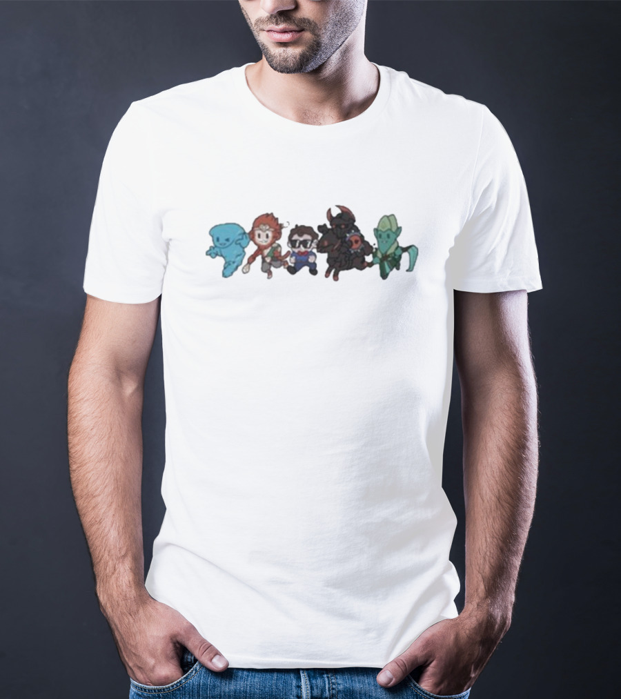 Gorgc Streamlabs Heroes Pixels Characters T-Shirt
