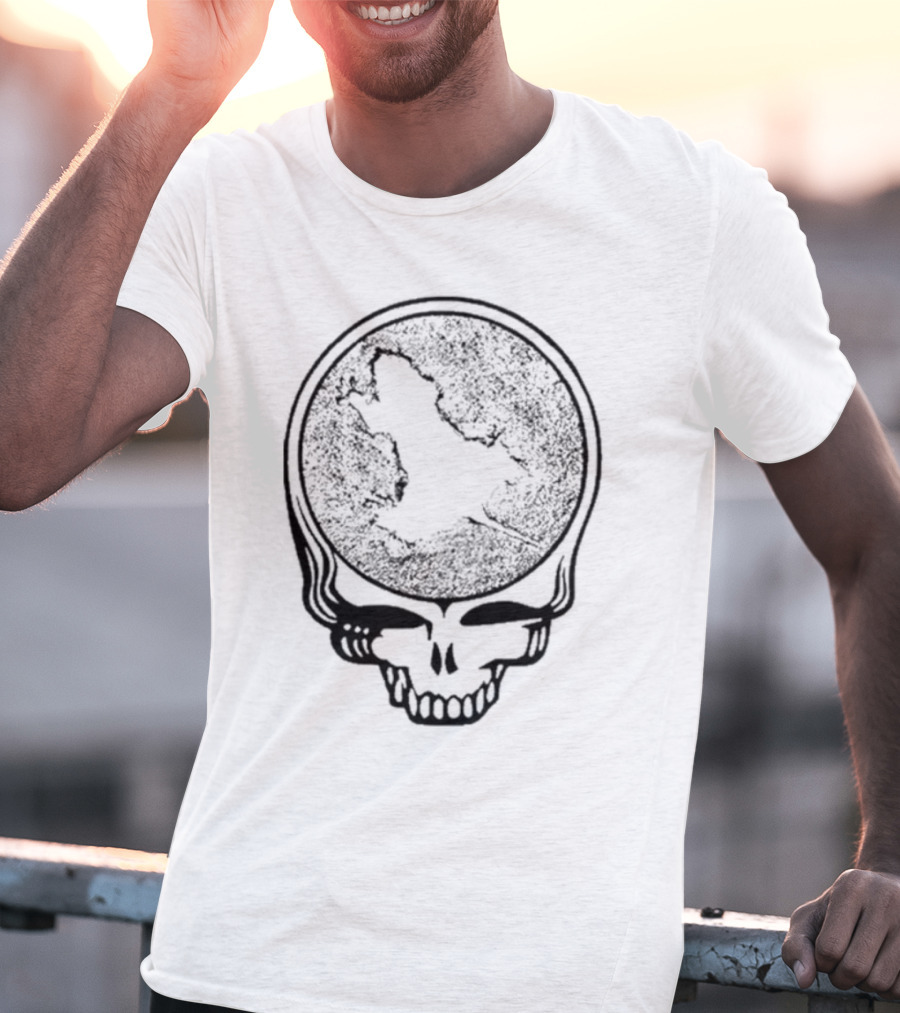 Grateful Dead X Rat Hole Steal Your Face Arctic Skull T-Shirt