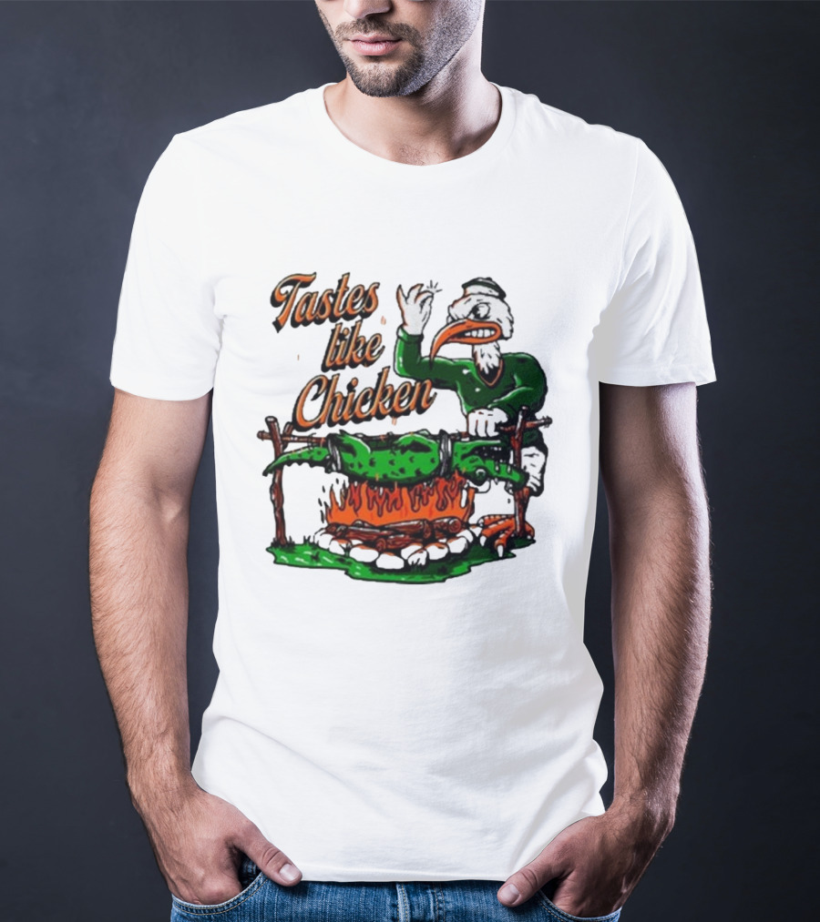 Miami Hurricanes Rivalry Gator Roast Tastes Like Chicken T-Shirt