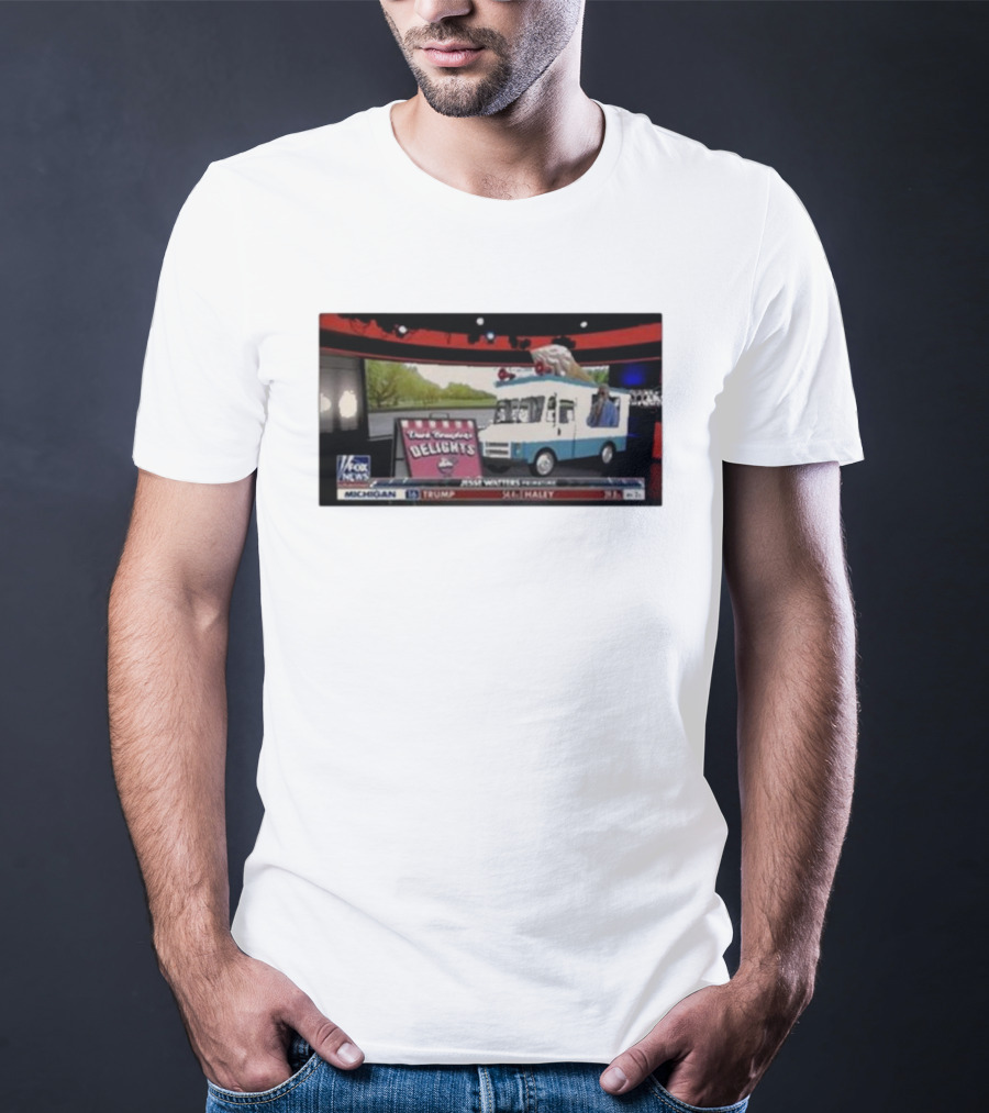 Jesse Watters Primetime Fox News Ice Cream Truck Delights T-Shirt