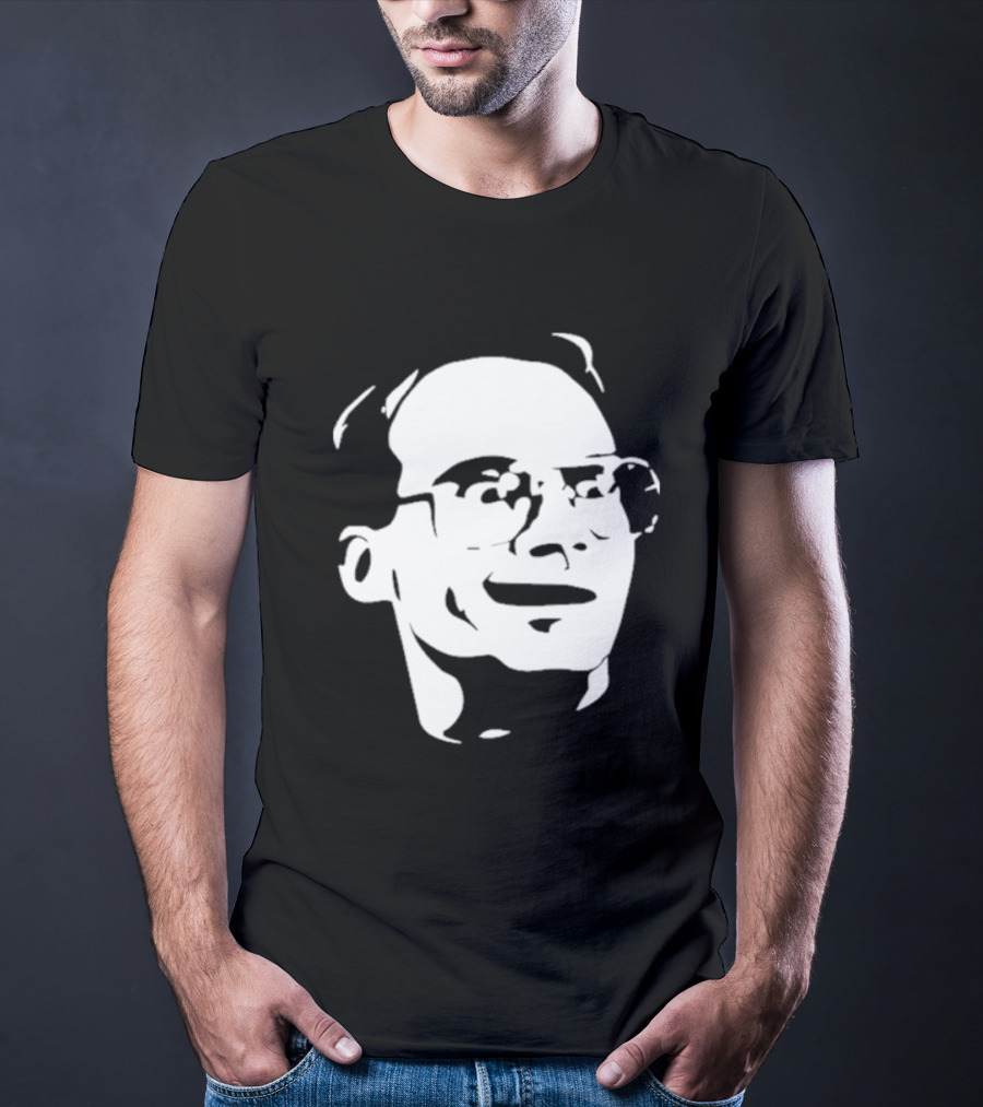 Jim Cornette Iconic Face Outline T-Shirt