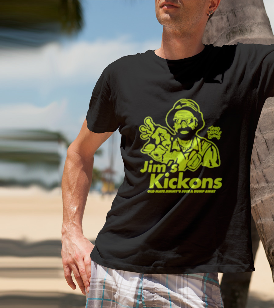 Jim’s Kickons Third Degree Gurns Old Mate Jimmy’s Just A Bump Away T-Shirt