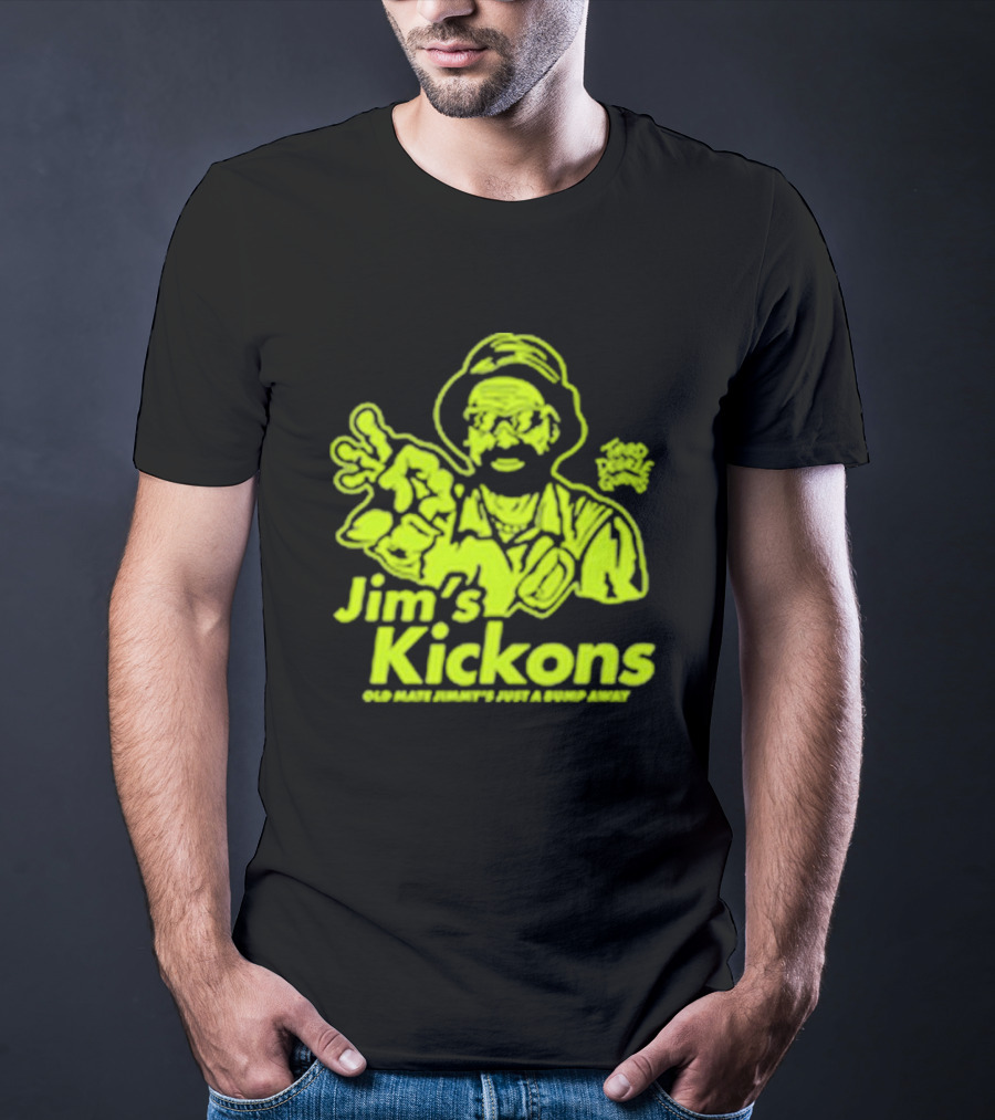 Jim’s Kickons Third Degree Gurns Old Mate Jimmy’s Just A Bump Away T-Shirt
