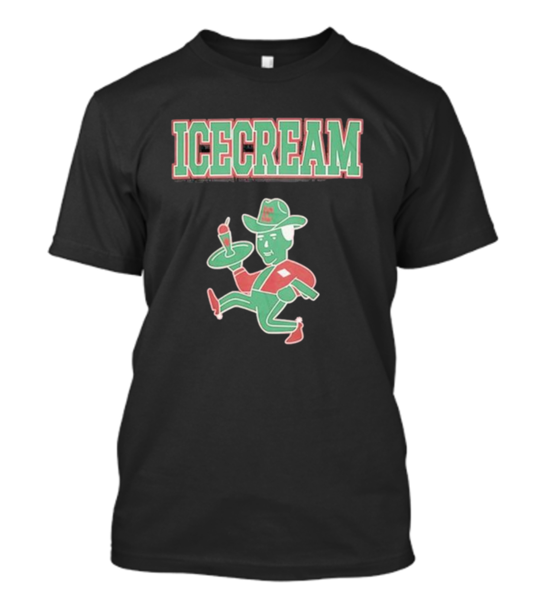 ICECREAM Retro Cowboy Dessert T-Shirt