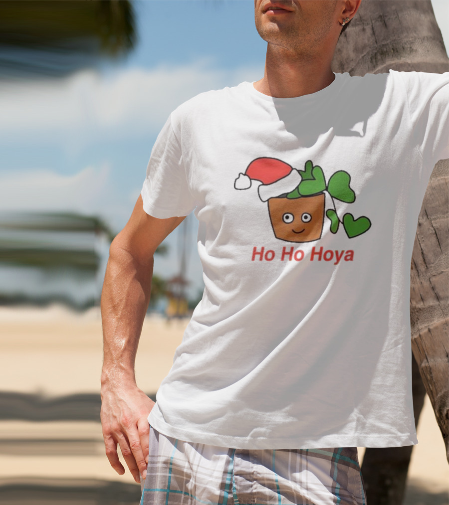 Ho Ho Hoya Santa Hat Hoya Plant Community T-Shirt