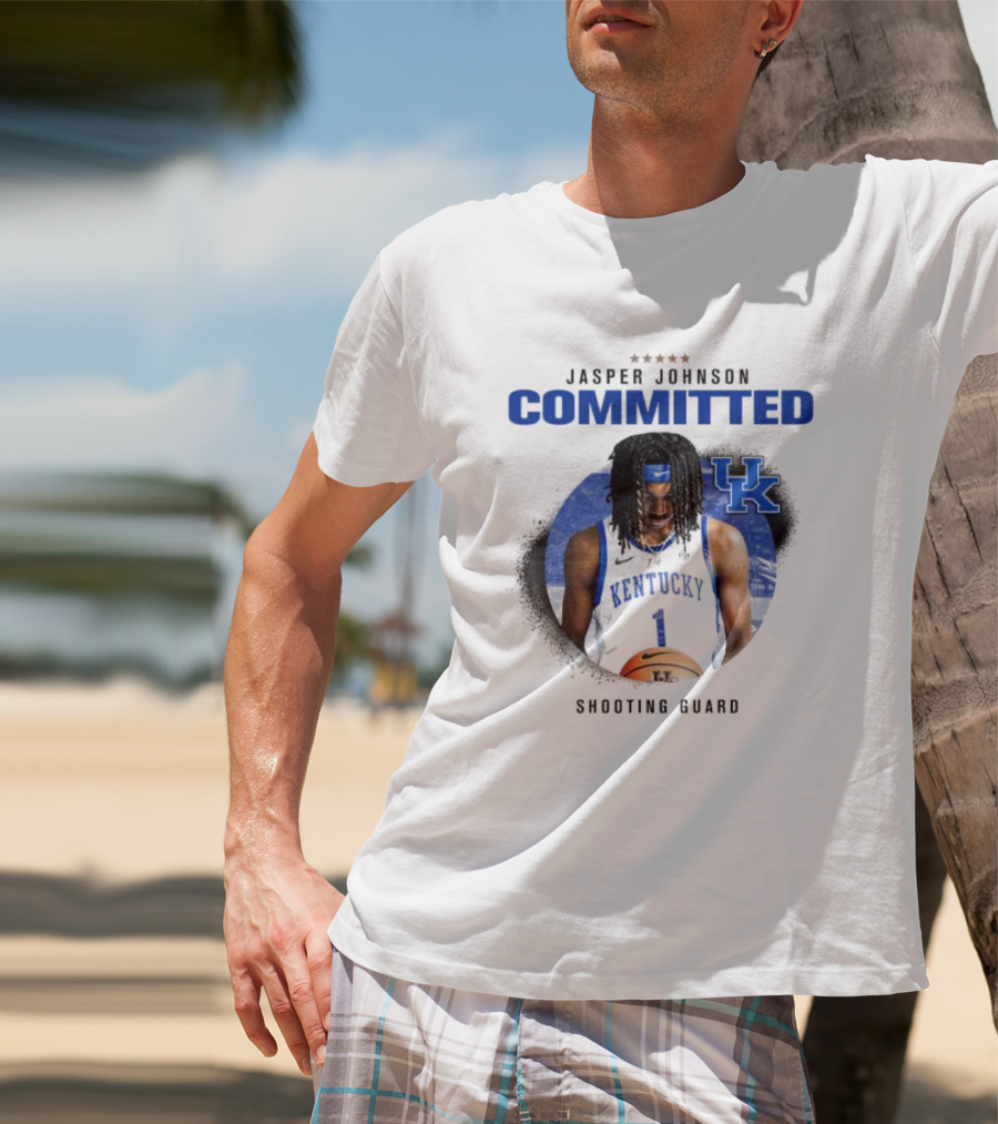 Jasper Johnson Committed Shooting Guard Kentucky Basketball T-Shirt