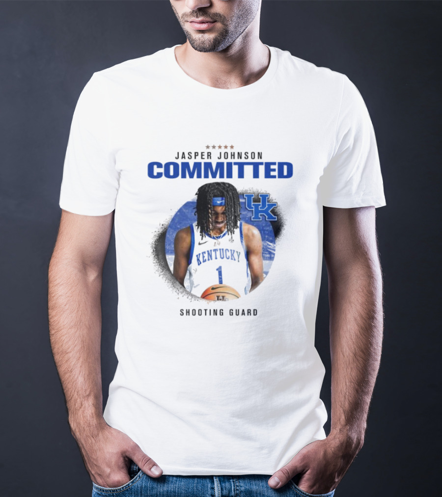 Jasper Johnson Committed Shooting Guard Kentucky Basketball T-Shirt