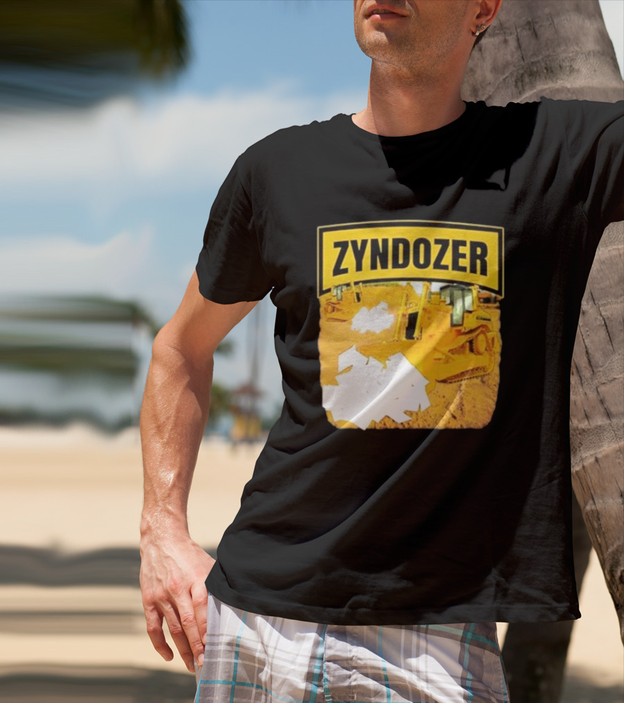 Zyndozer Funny Ahh Tees Bulldozer Image T-Shirt