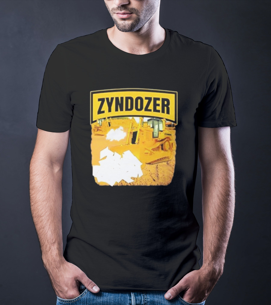 Zyndozer Funny Ahh Tees Bulldozer Image T-Shirt
