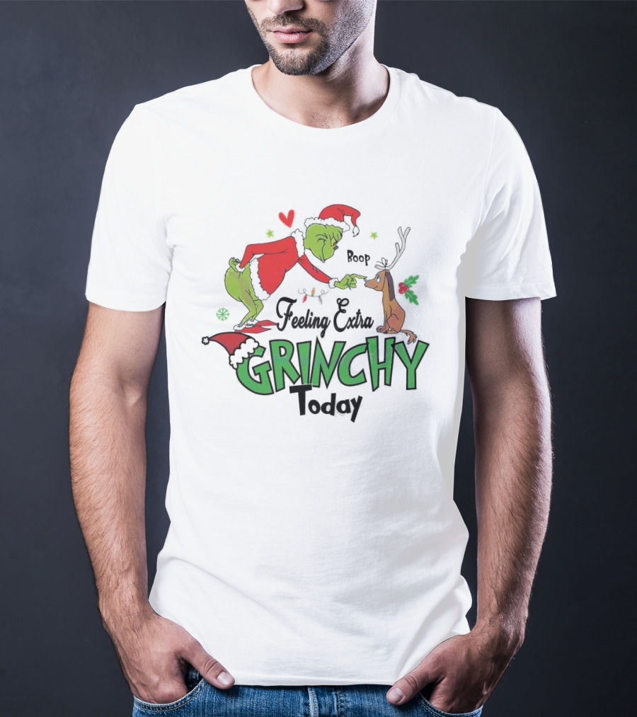 Grinch Boop Feeling Extra Grinchy Today T-Shirt