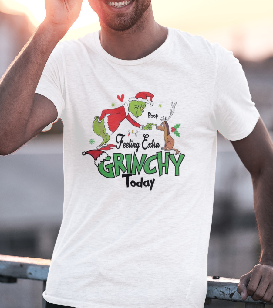 Grinch Boop Feeling Extra Grinchy Today T-Shirt