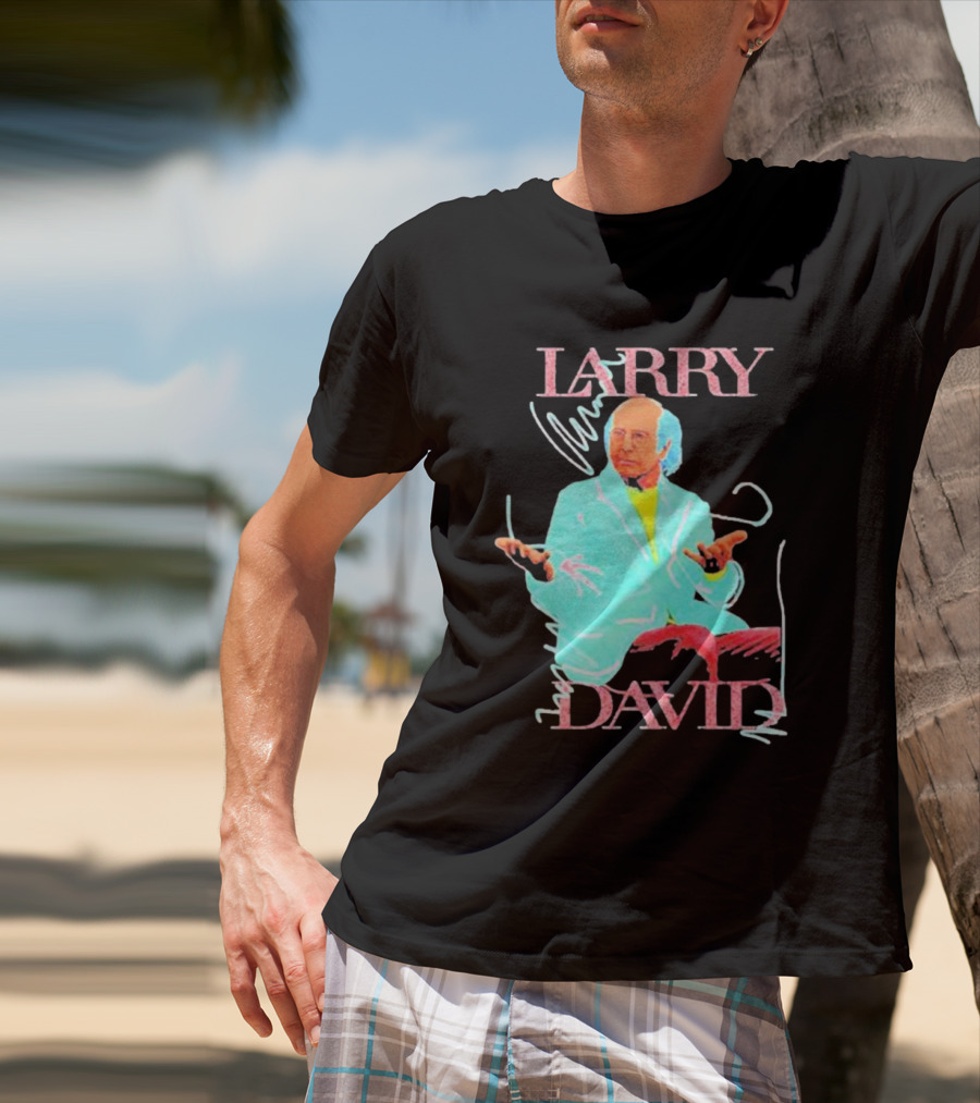 Larry David Pretty Good Retro Vibe Pastel T-Shirt