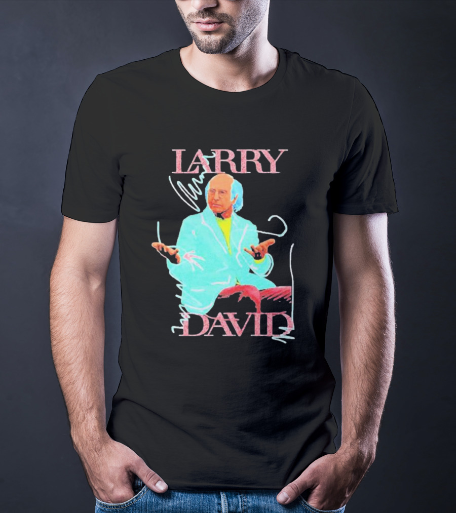 Larry David Pretty Good Retro Vibe Pastel T-Shirt