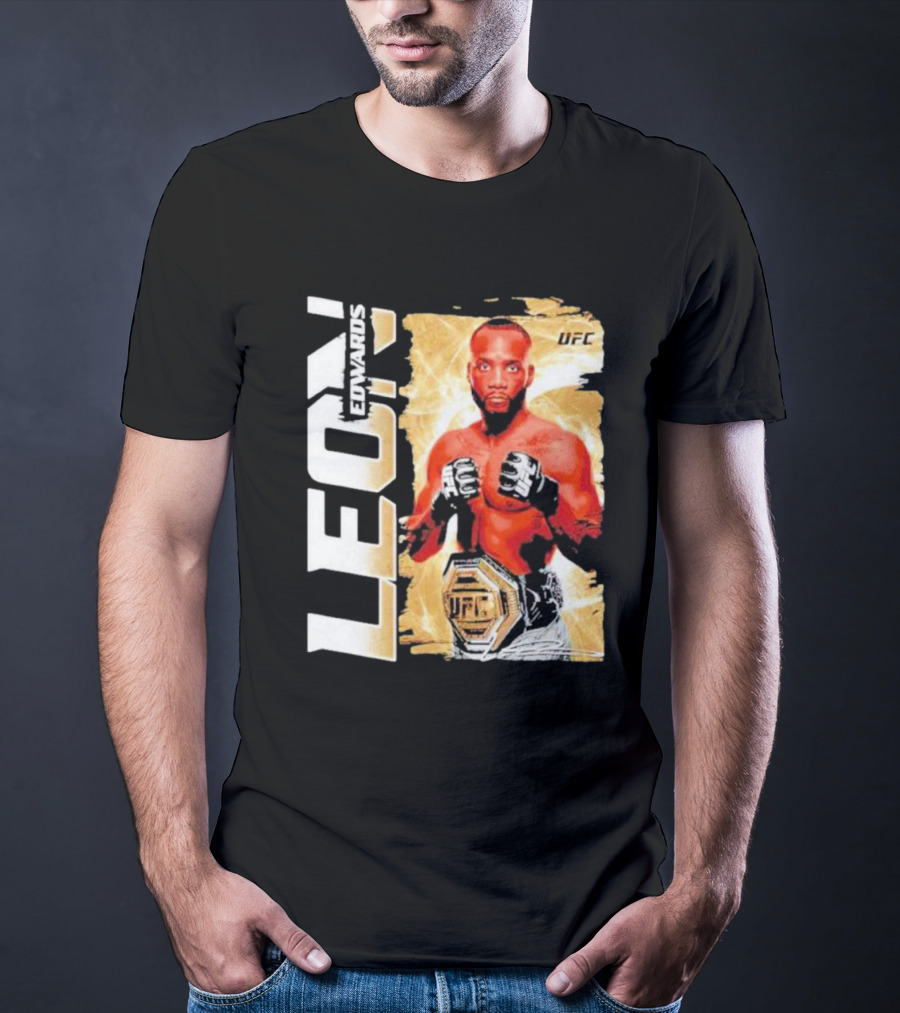 LEON EDWARDS UFC Champion Pose T-Shirt