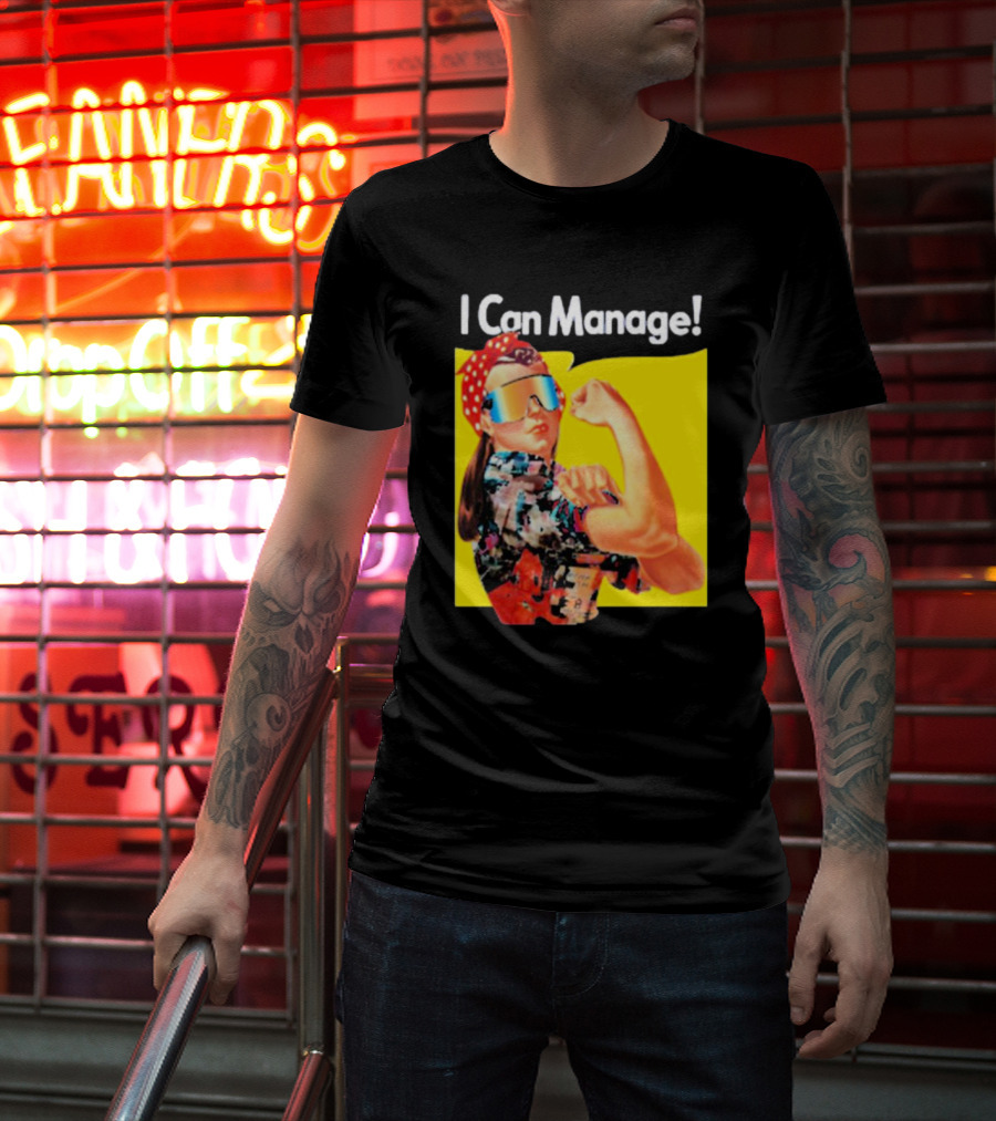 Local Dude Real Logan Ross I Can Manage Retro Iconic Concept T-Shirt