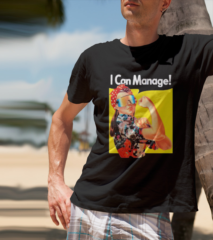 Local Dude Real Logan Ross I Can Manage Retro Iconic Concept T-Shirt