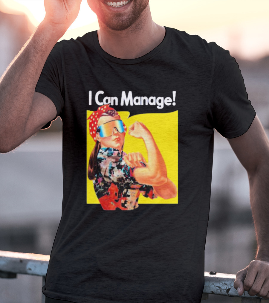 Local Dude Real Logan Ross I Can Manage Retro Iconic Concept T-Shirt