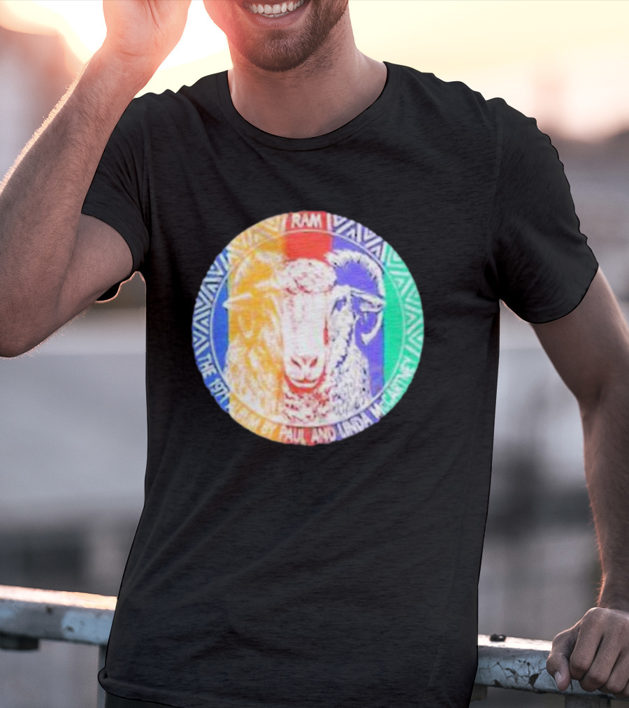 Ram The 1971 Album By Paul And Linda McCartney Multicolor T-Shirt