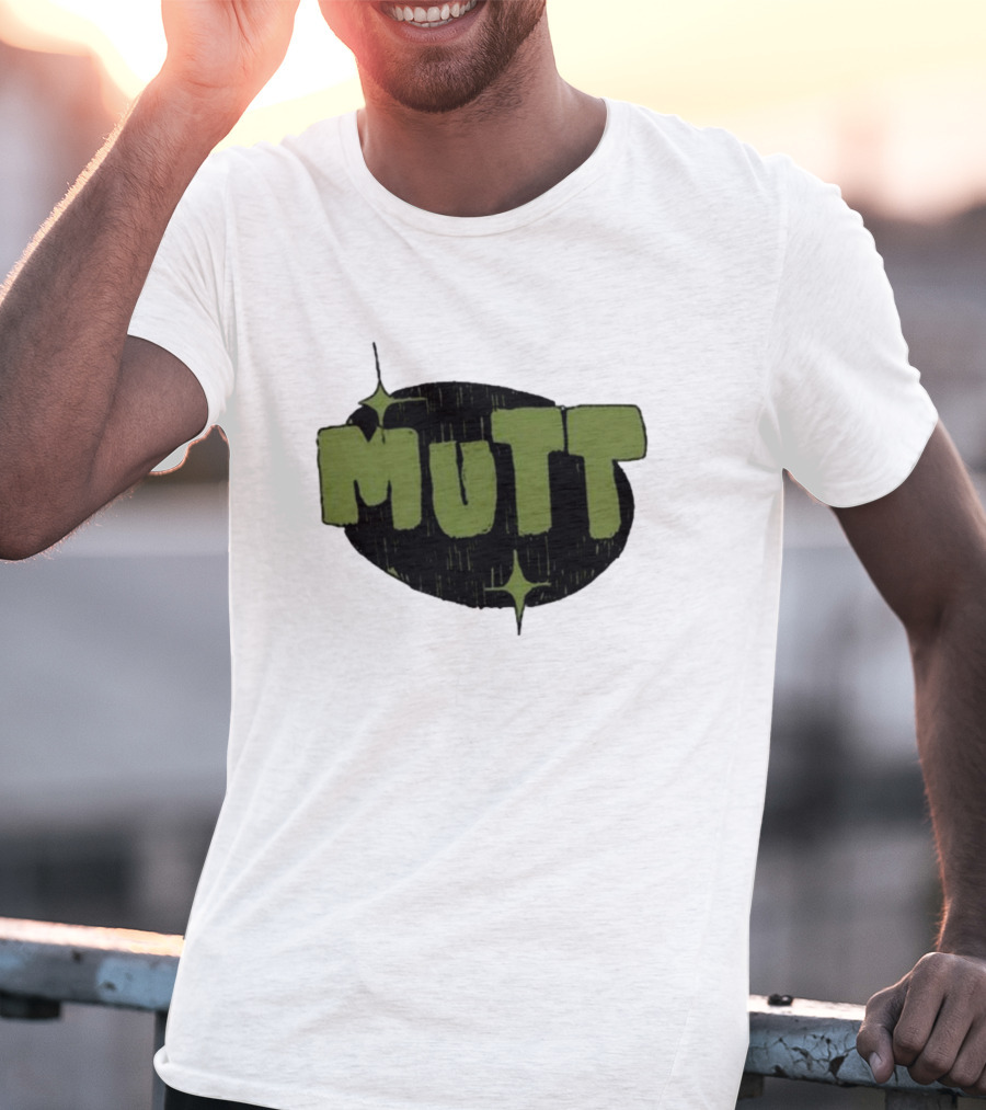 Mutt Bigsquidman Chunky Text Aesthetic T-Shirt