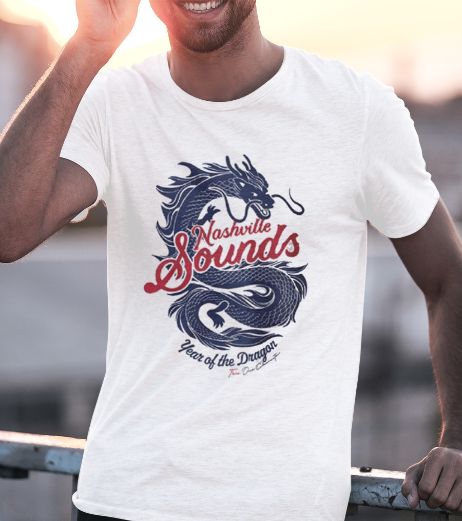 Nashville Sounds Year Of The Dragon Tom Bancroft T-Shirt