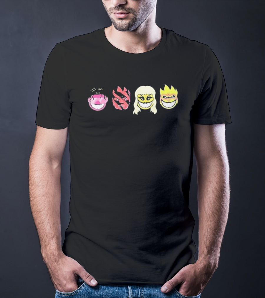 Offtherope Noon EST Grinning Icon Faces T-Shirt