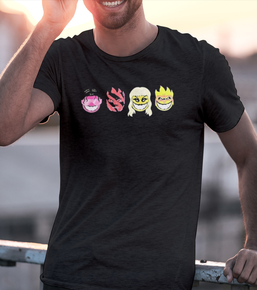 Offtherope Noon EST Grinning Icon Faces T-Shirt