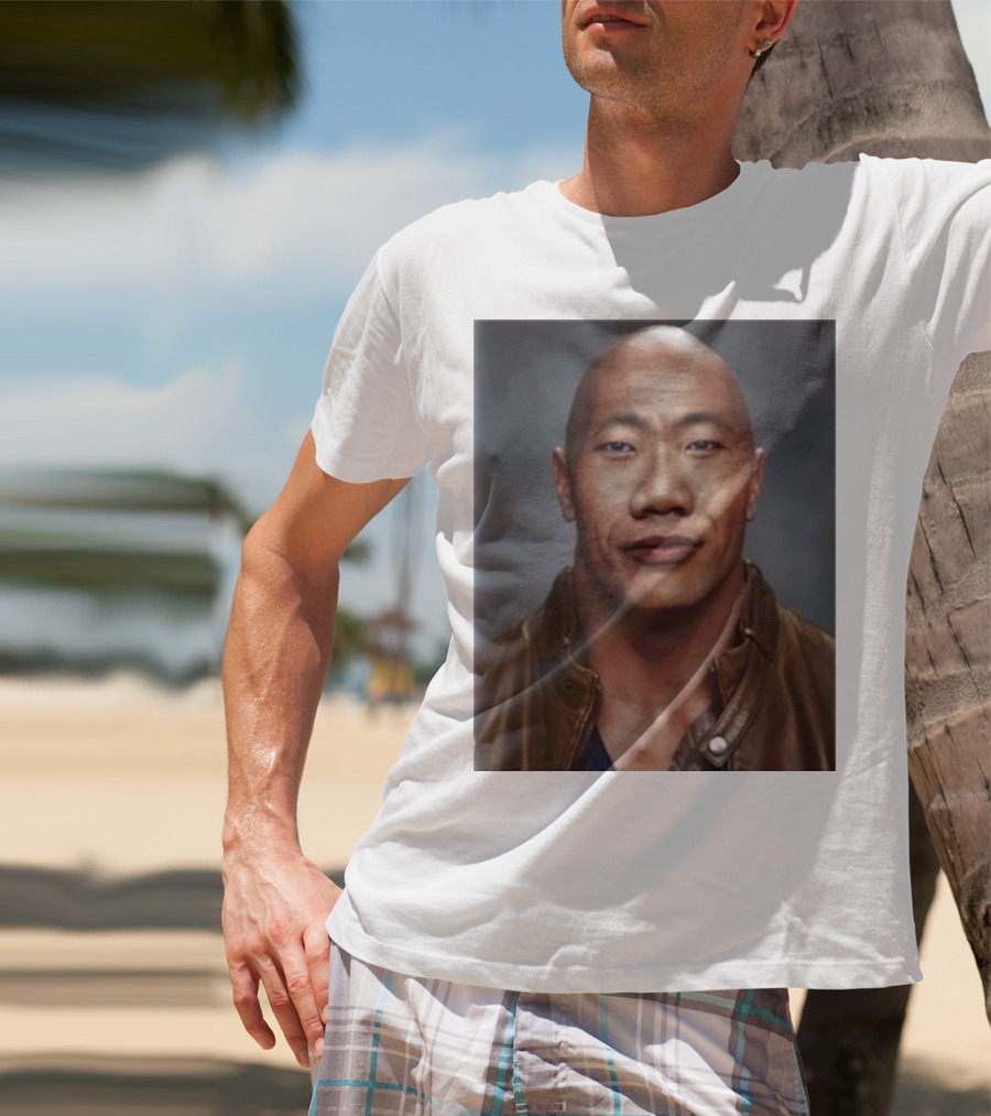 Dwayne The Wok Johnson Meme Face Mashup T-Shirt