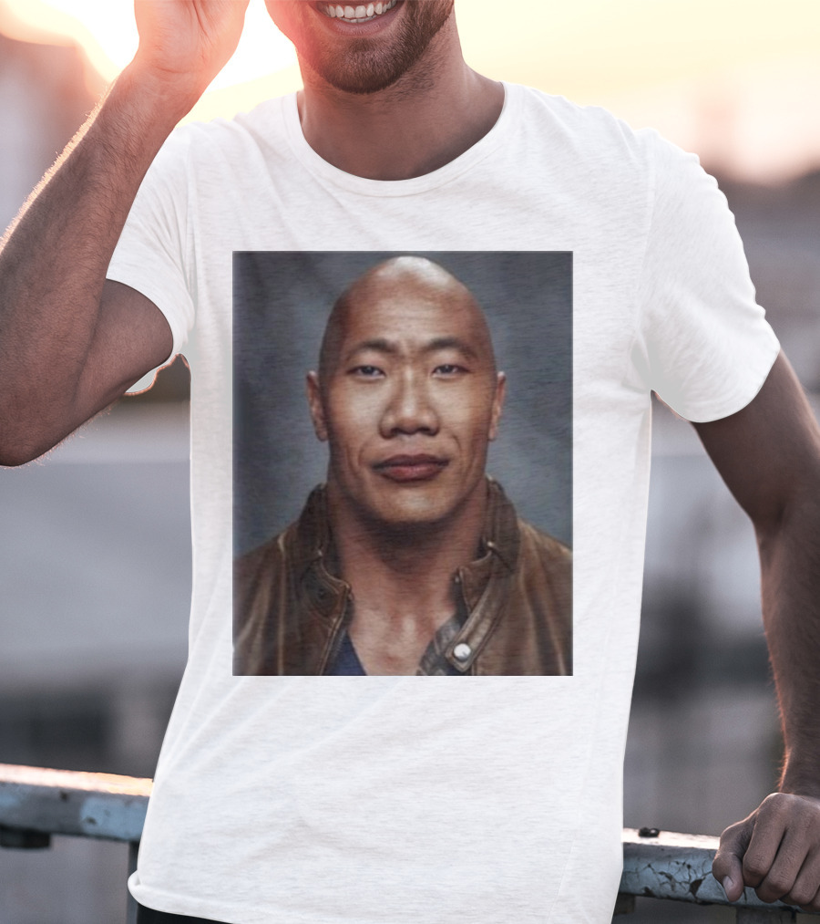 Dwayne The Wok Johnson Meme Face Mashup T-Shirt