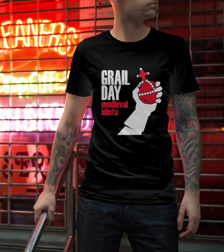 Grail Day Medieval Idiots T-Shirt