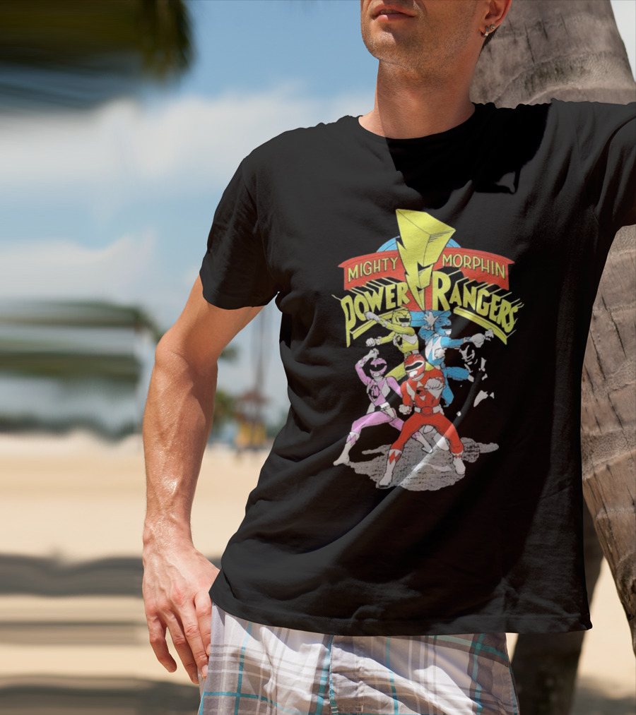 Mighty Morphin Power Rangers Classic Team T-Shirt