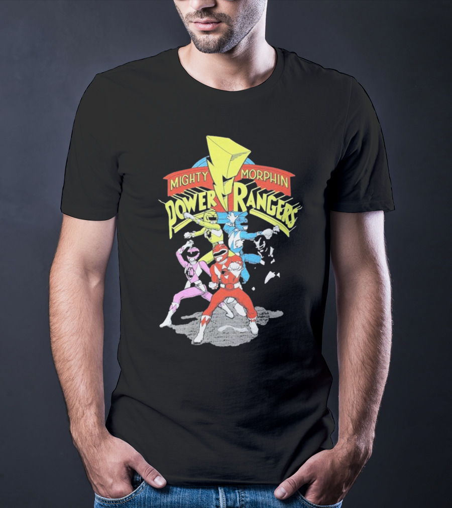 Mighty Morphin Power Rangers Classic Team T-Shirt