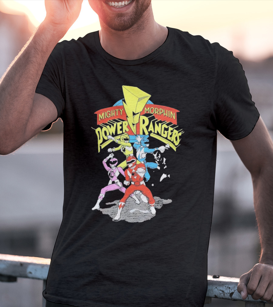 Mighty Morphin Power Rangers Classic Team T-Shirt