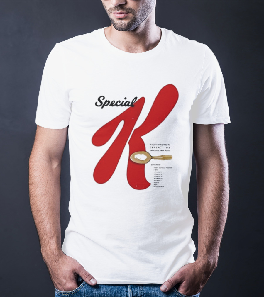 Special K High Protein Cereal Ketapoloclub Spoon T-Shirt