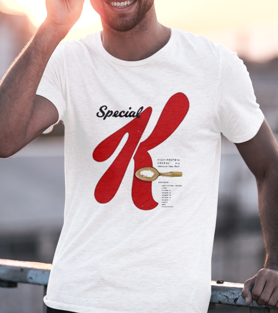 Special K High Protein Cereal Ketapoloclub Spoon T-Shirt