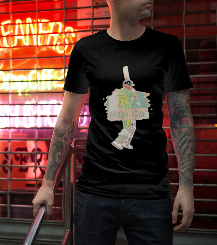 Babar Azam 56 Star Pakistan Cricket T-Shirt