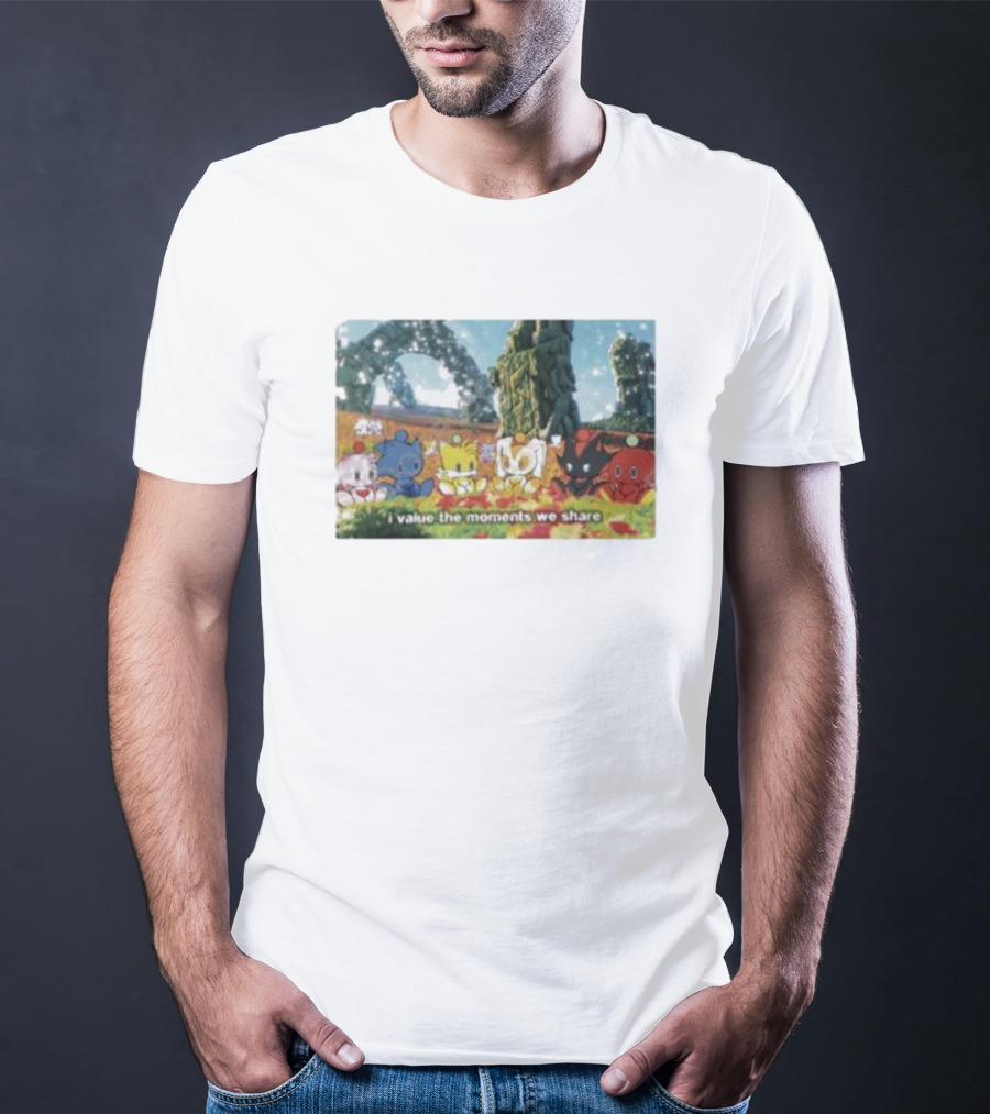 Mamono World All Character Chao I Value The Moments We Share T-Shirt