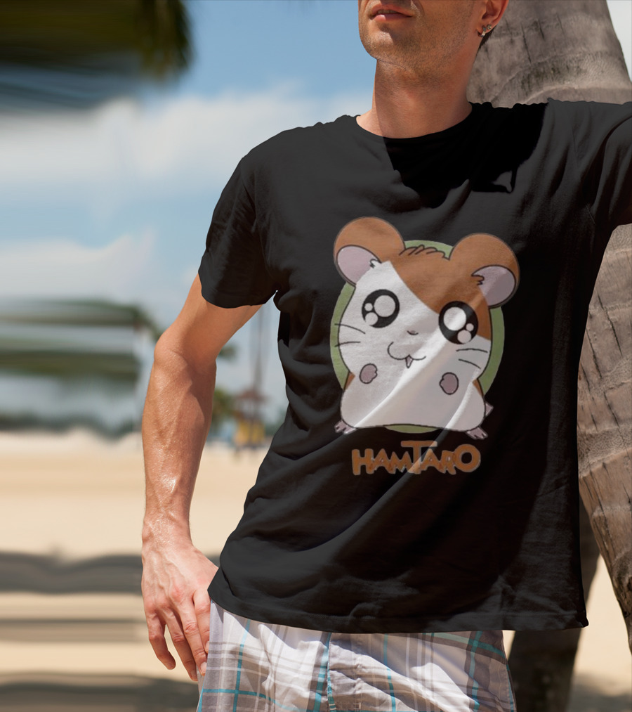 Mamono World Hamtaro Goataro Cute Hamster Friend T-Shirt